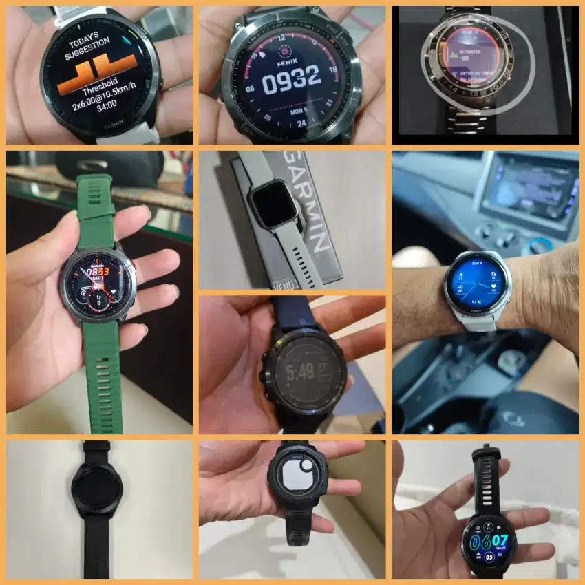 Smartwatch heart rate running garmin