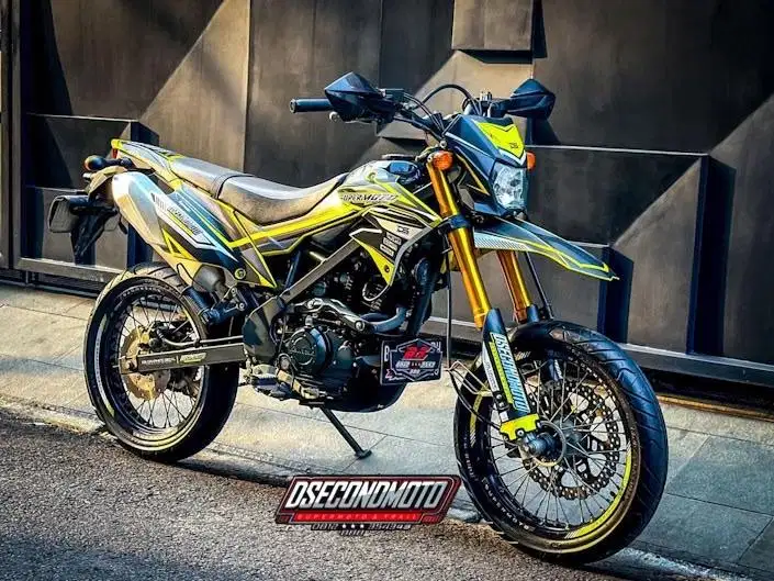 DTRACKER 150 TIPE TERTINGGI SUPERMOTO SIAP TOURING OFFROAD