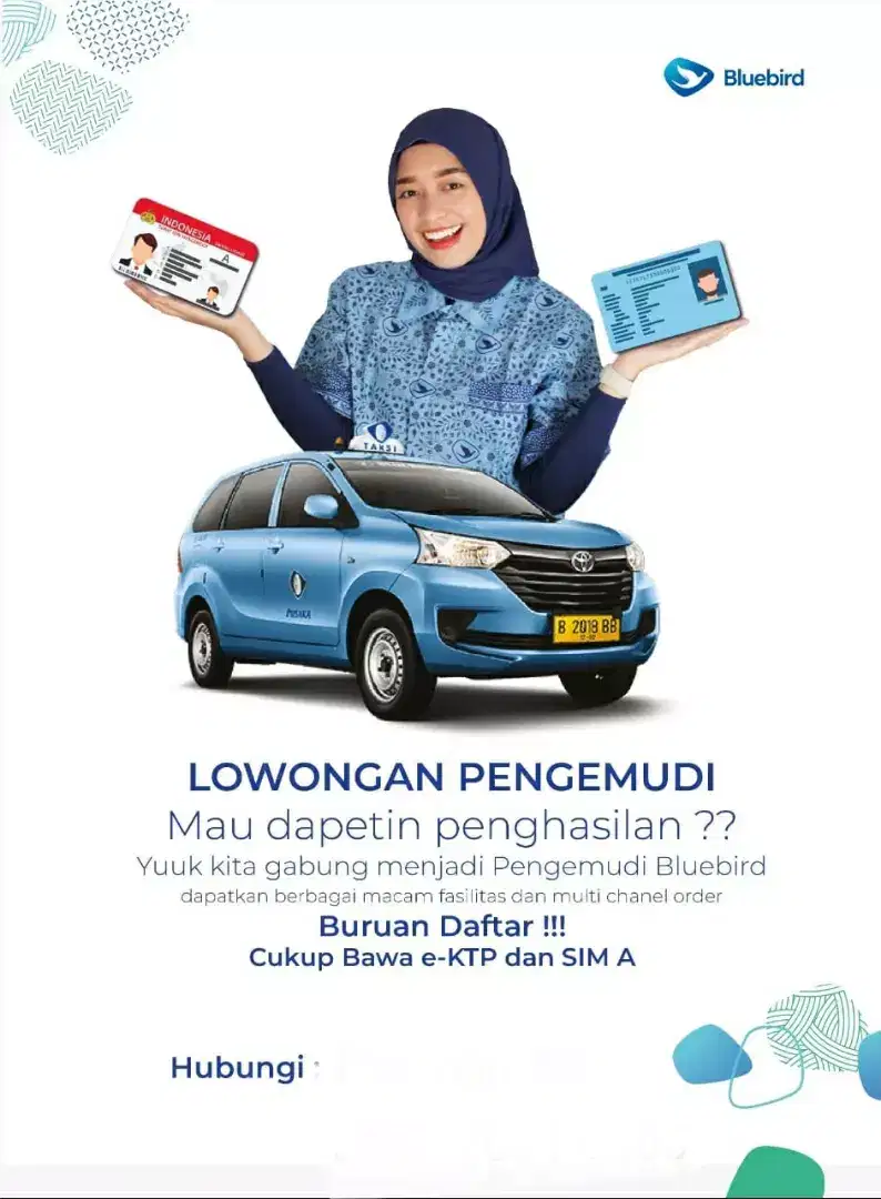 LOKER DRIVER BLUE BIRD