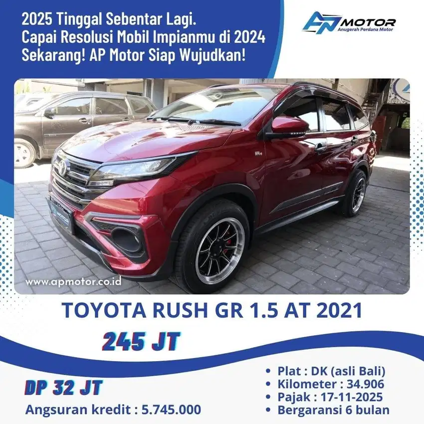 DP 32 JT!! Rush GR 1.5 AT 2021 AsBali