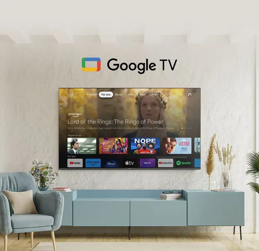 Smart TV Android TCL 32-55 Digital Netflix YouTube GoogleTV Resmi