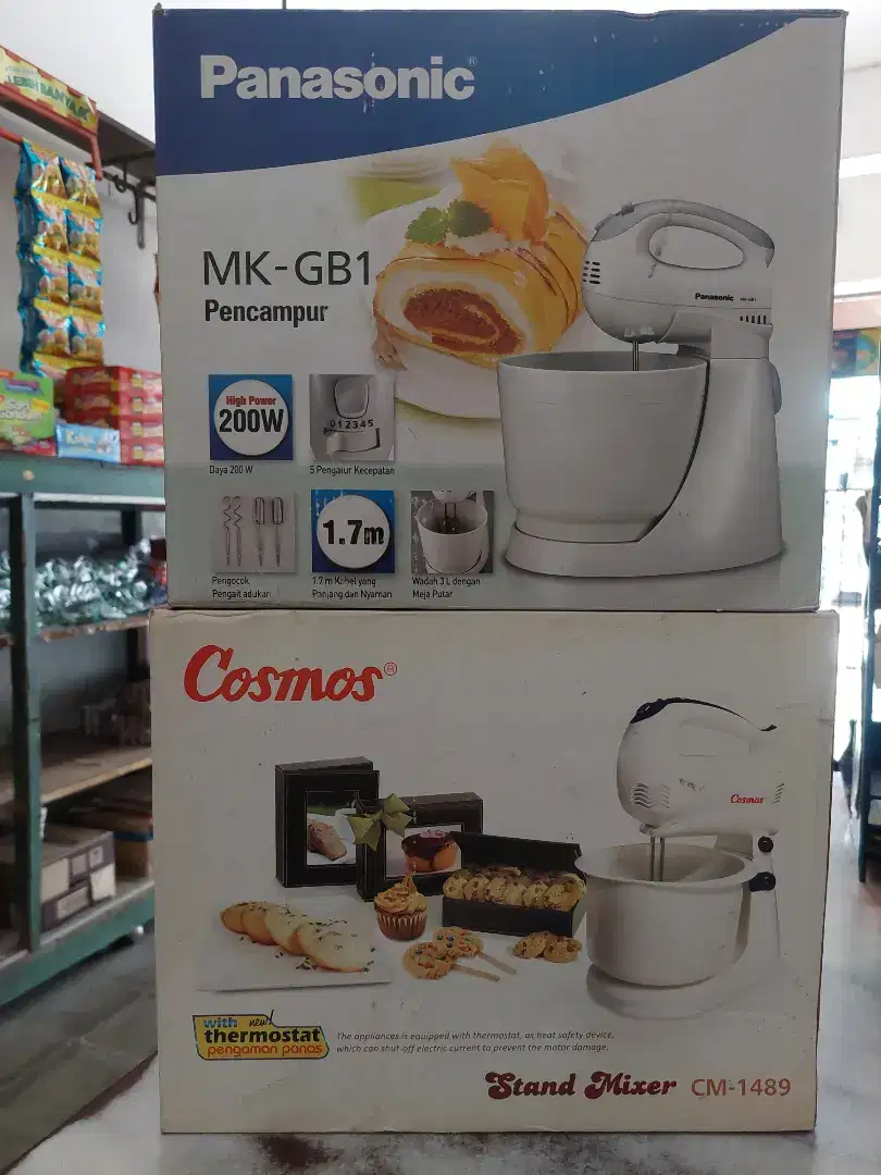 BU dijual mixer merk panasonic & cosmos