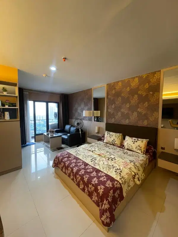 Studio Tamansari Semanggi Big Size Furnished & View Cantik