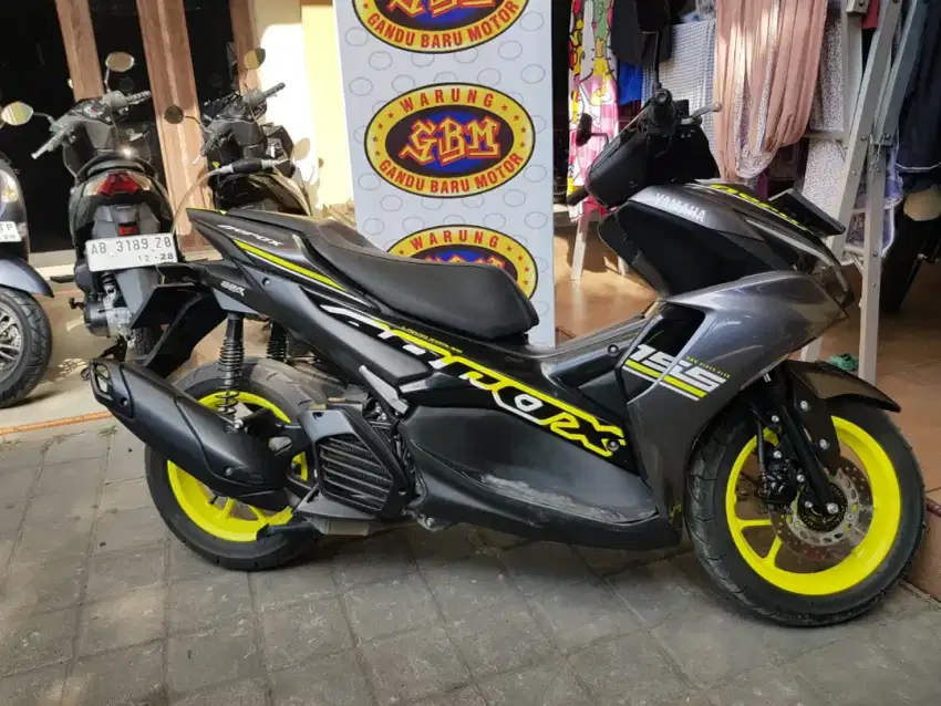 Aerox hitam.abu abu 2022 gbm