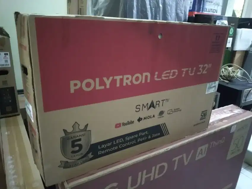 SMART POLYTRON 32 V1869,bru buka dus grns 5th,yutube,video,digital tv