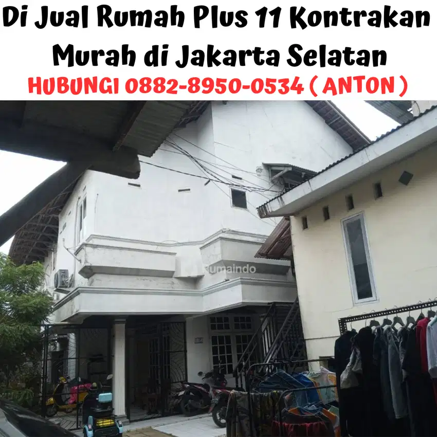 Di Jual Rumah Plus 11 Kontrakan Murah di Jakarta Selatan