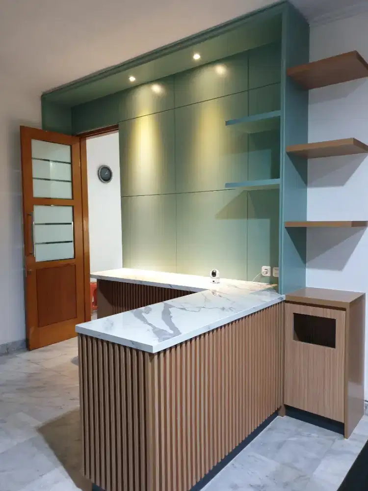 Kitchen set , Partisi , lemari pakaian , backdrop tv