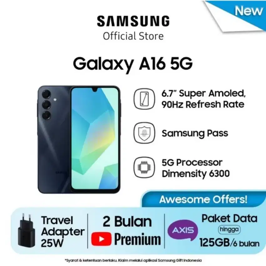 SAMSUNG A16 5G 8/256GB