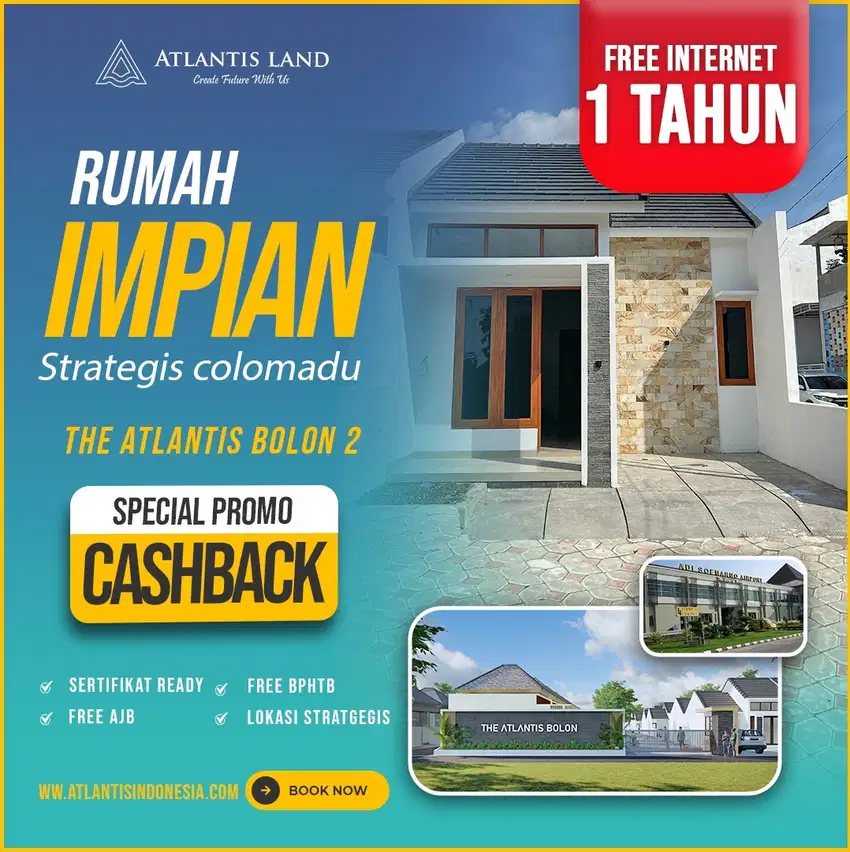 Rumah Modern 200 meter dari jalan Raya adi Soecipto Colomadu 300 jt-an