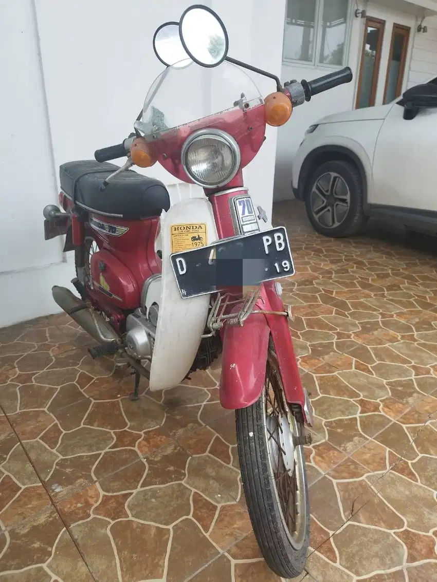 Jual Motor tua Antik Honda Super Cup C70 tahun 1976