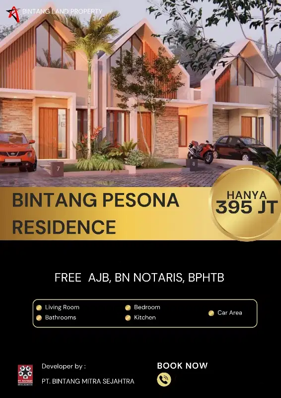 RUMAH MURAH PINGGIR JALAN TANAH LUAS