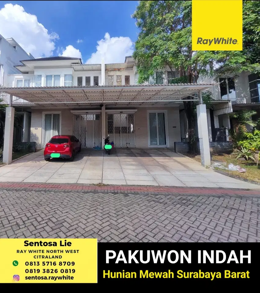 Rumah Pakuwon Indah - 2 Unit Jejer Dekat Graha Family,Bukit Darmo Golf