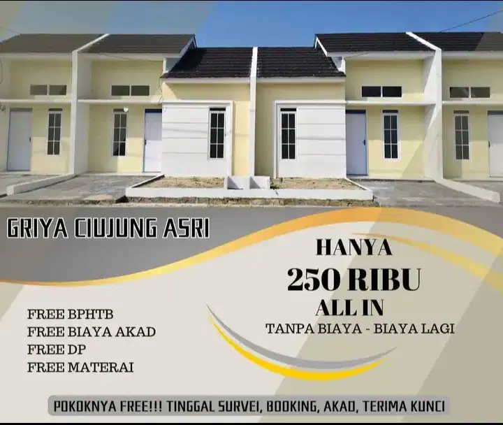 DIJUAL RUMAH MURAH SIAP HUNI