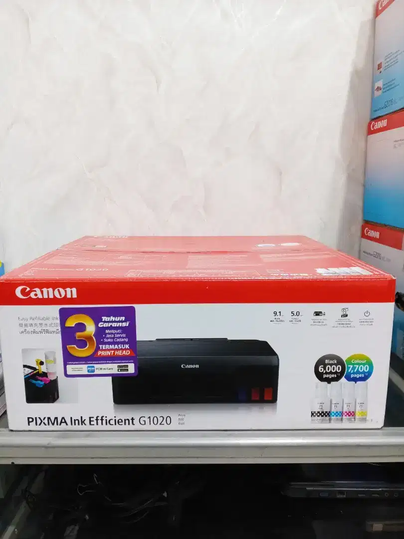 Printer CANON PIXMA G1020 Ink Efficient GARANSI RESMI Pengganti G1010