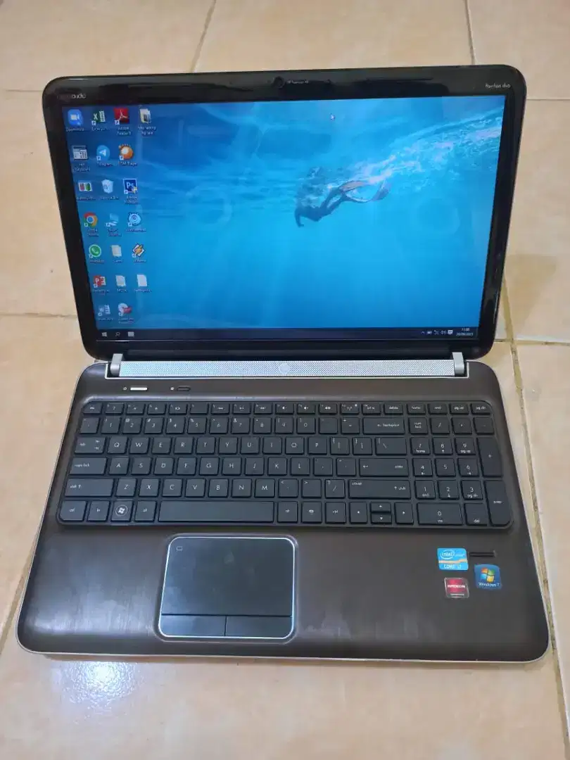 DIJUAL LAPTOP GAMING HP KENCANG,CORE I7 GEN 3,RAM 8 GB,SSD 128 GB