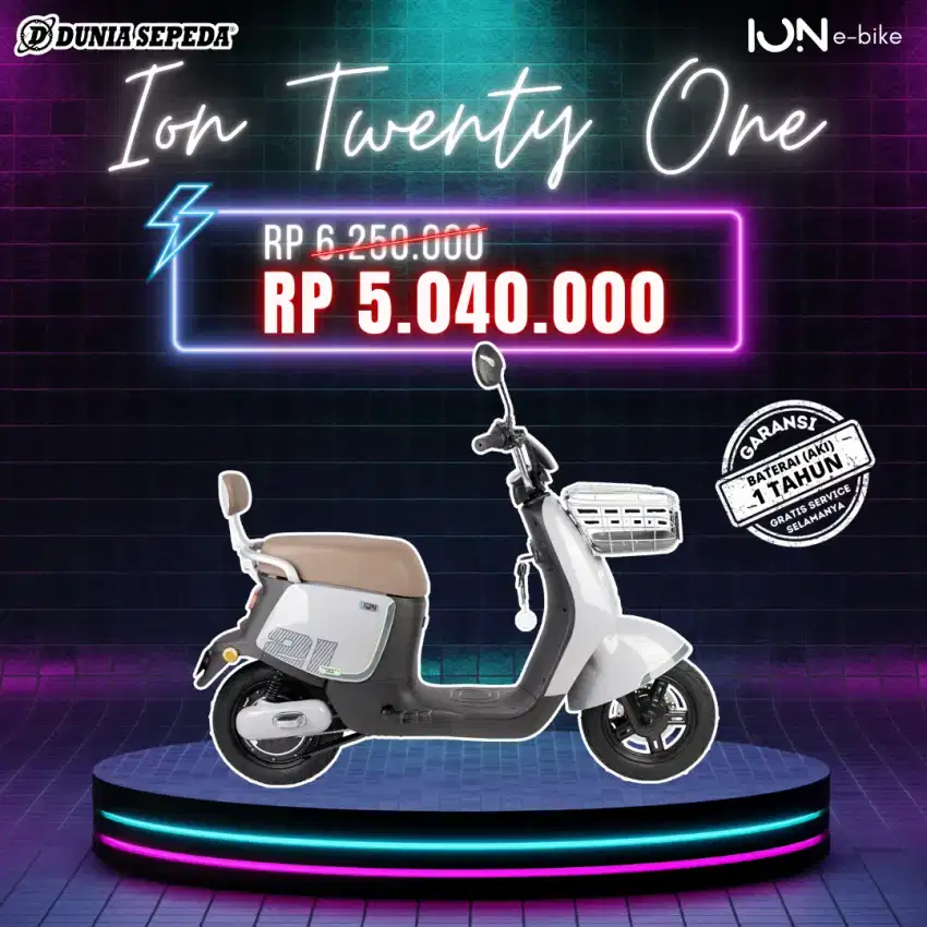 Spesial Akhir Tahun Ion Twenty One Only 5jutaan Garansi Aki 1Tahun