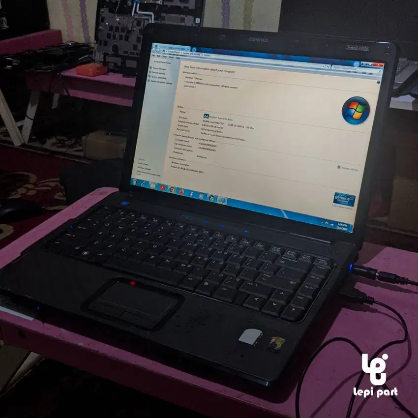 Laptop Compaq Presario V3000 Intel Core 2 Duo (laptop second/bekas)