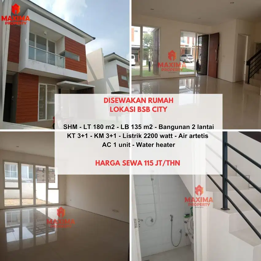 Rumah 2 lantai bsb ivy park