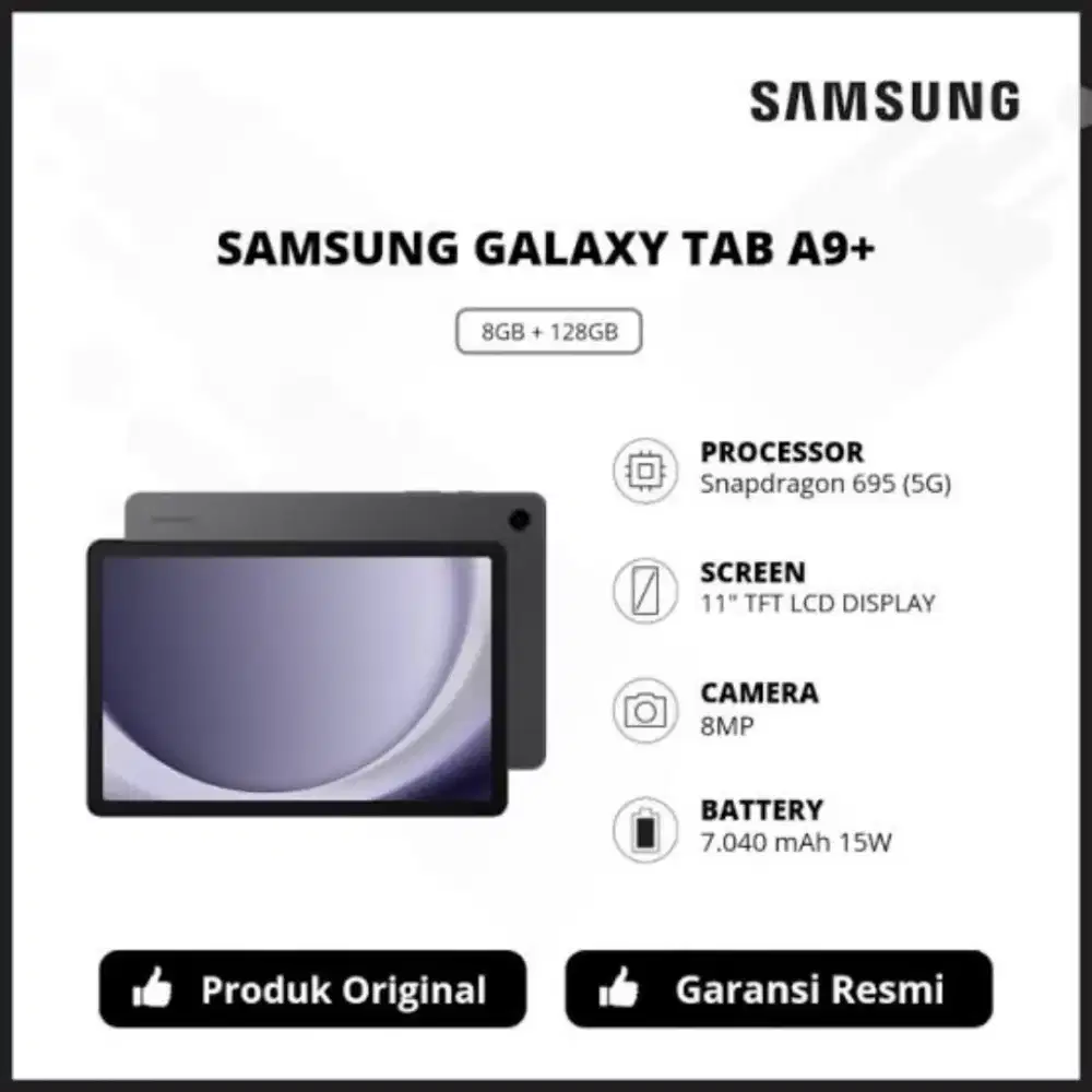 SAMSUNG TAB A9+ 4/64GB WIFI
