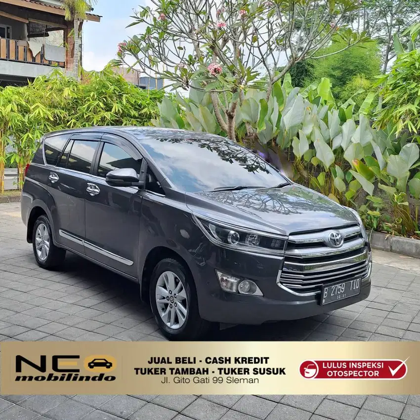 [ TDP 22JT ] TOYOTA KIJANG INNOVA 2.4 V SOLAR A/T 2019 ABU ABU METALIK