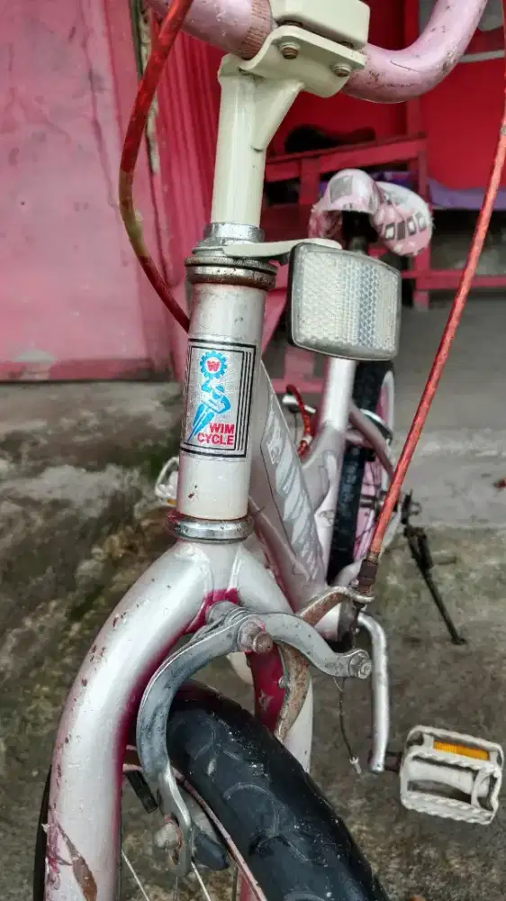 Jual sepeda anak cewek ring 16 merk wimcycle
