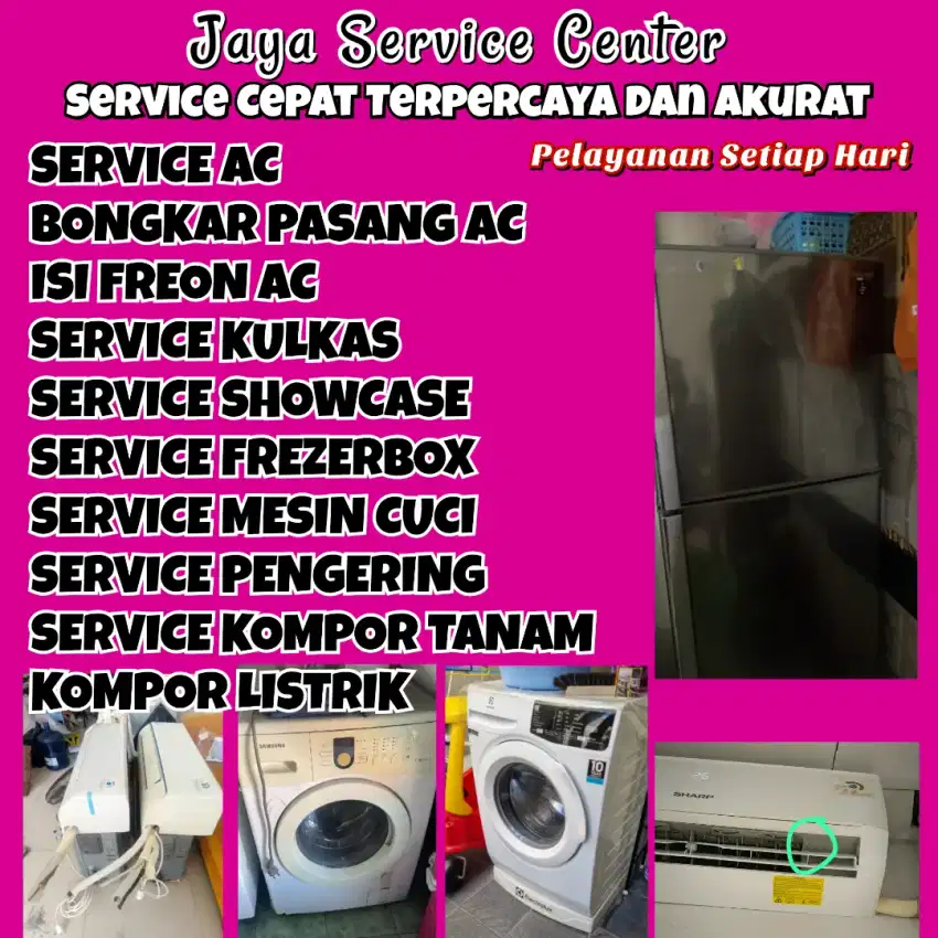 Service AC Kulkas Frezer Servis Mesin Cuci Bongkar AC Pasang AC Pakal