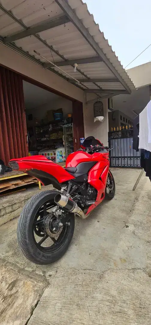 Kawasaki ninja 250 karbu mulusss di jual santai