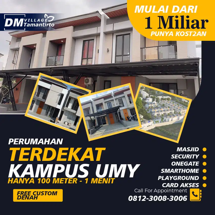 RUMAH DEKAT UMY - DM VILLAGE TAMANTIRTO