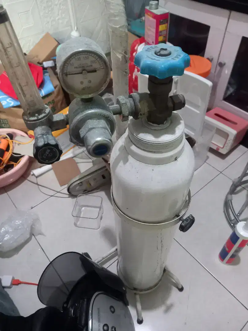 Tabung gas oksigen buat mau jualan/aquascap