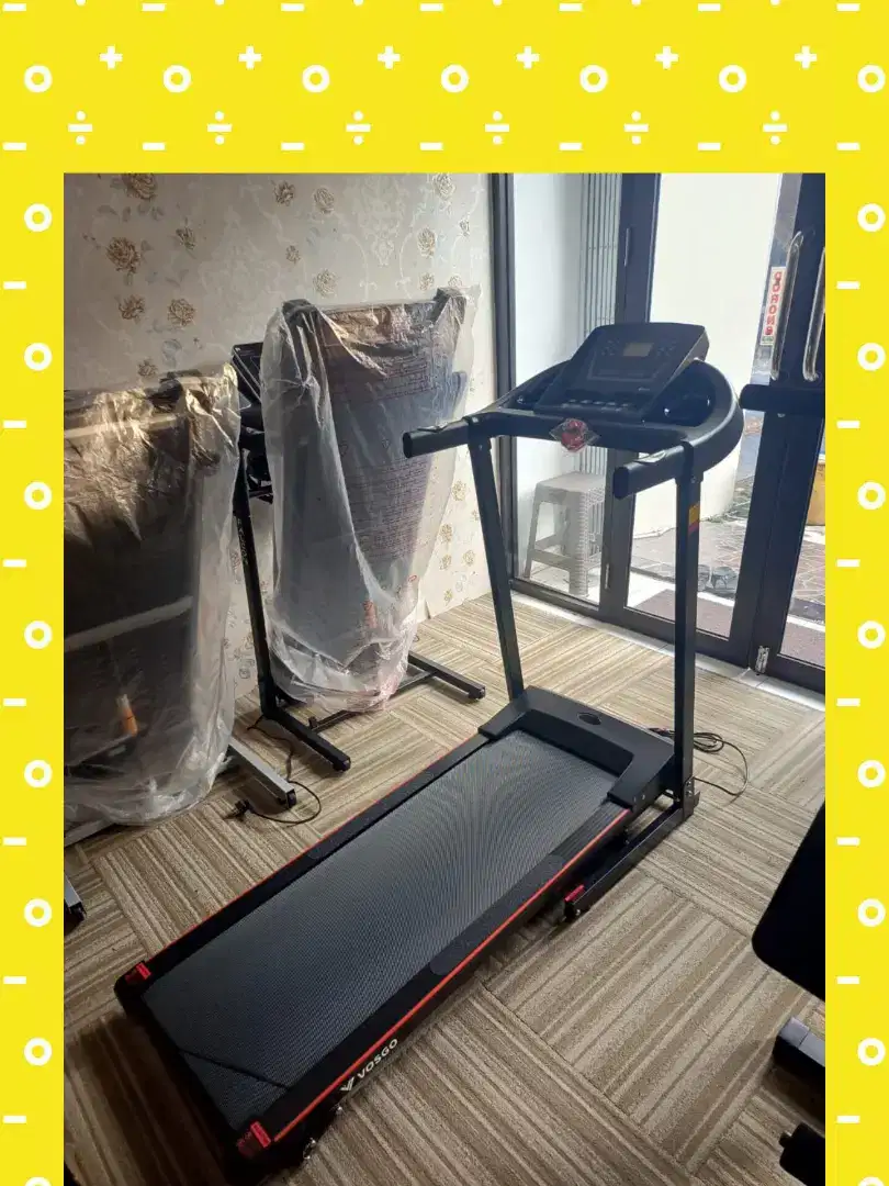 Treadmill elektrik New Pino Mecca alat olahraga PRW-482