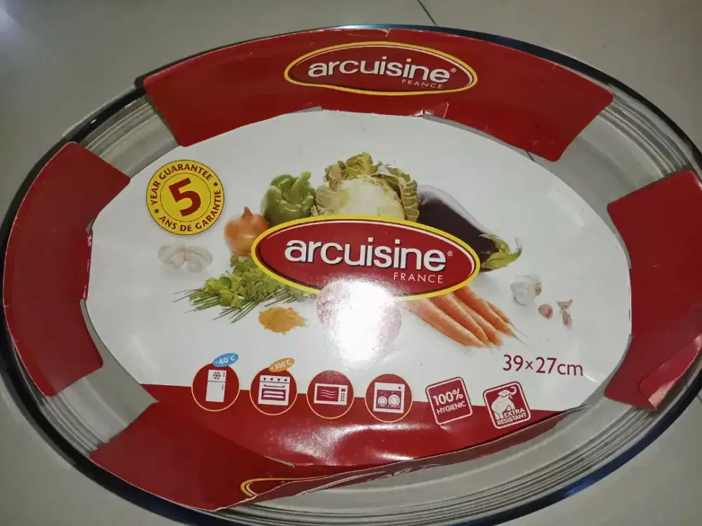 Dijual cepat loyang kaca Ocuisine oval