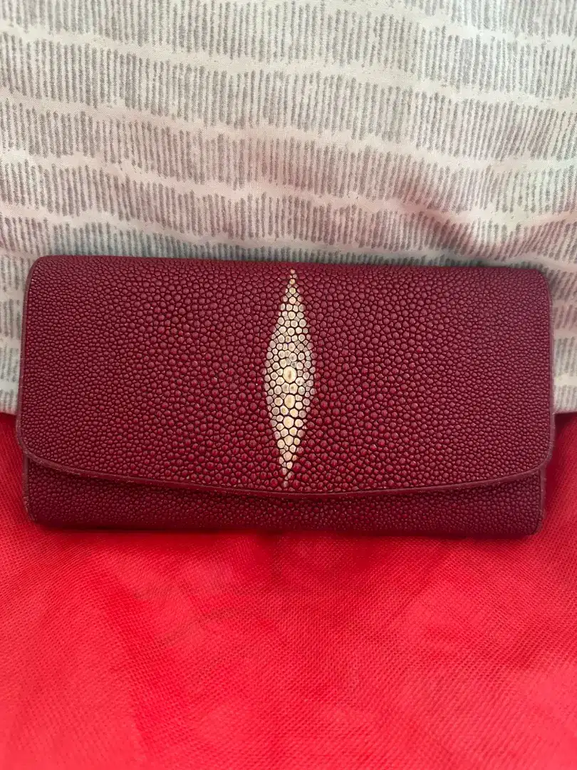 dompet kulit pari asli