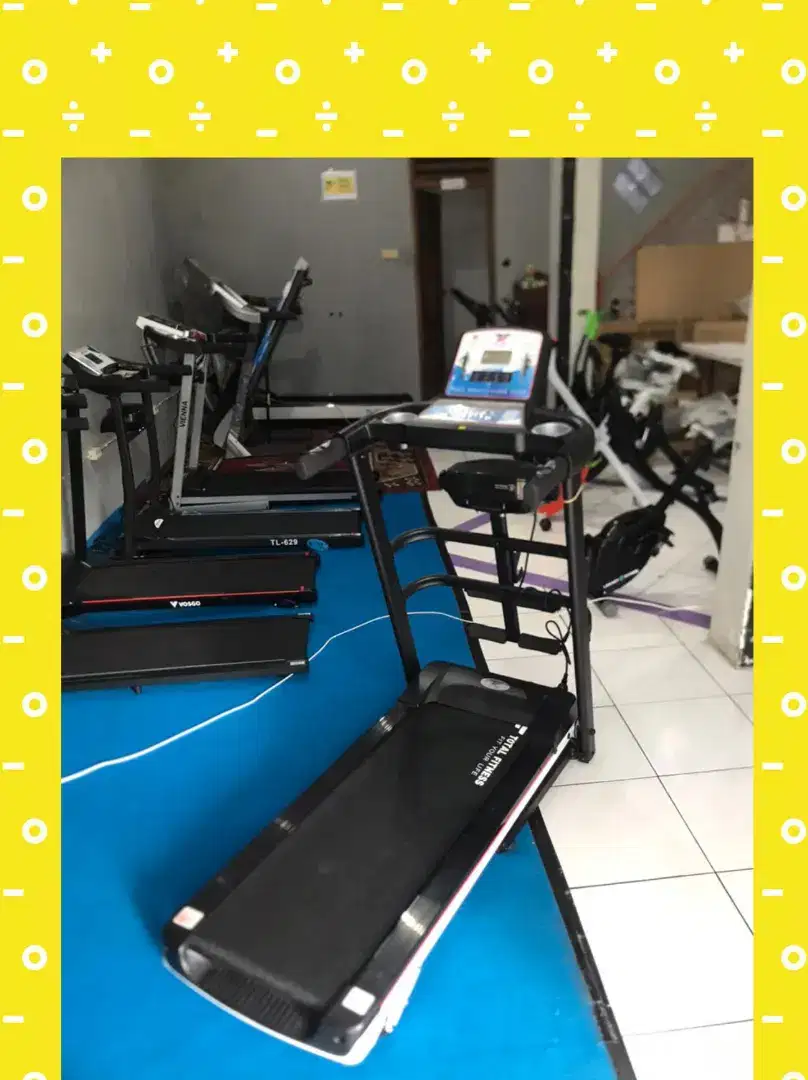 Treadmill eletrik TL-607 alat kebugaran BTD-574