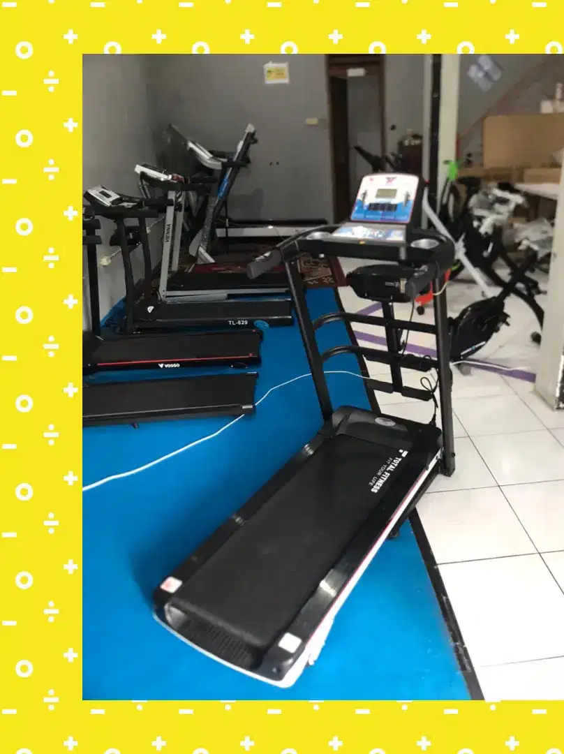 Treadmill eletrik TL-607 alat kebugaran BTD-574