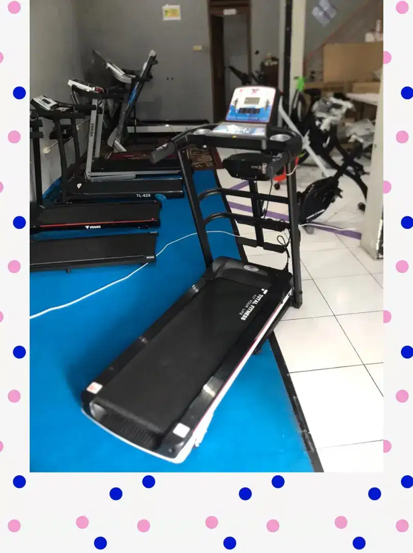 Treadmill eletrik TL-607 alat kebugaran BTD-574