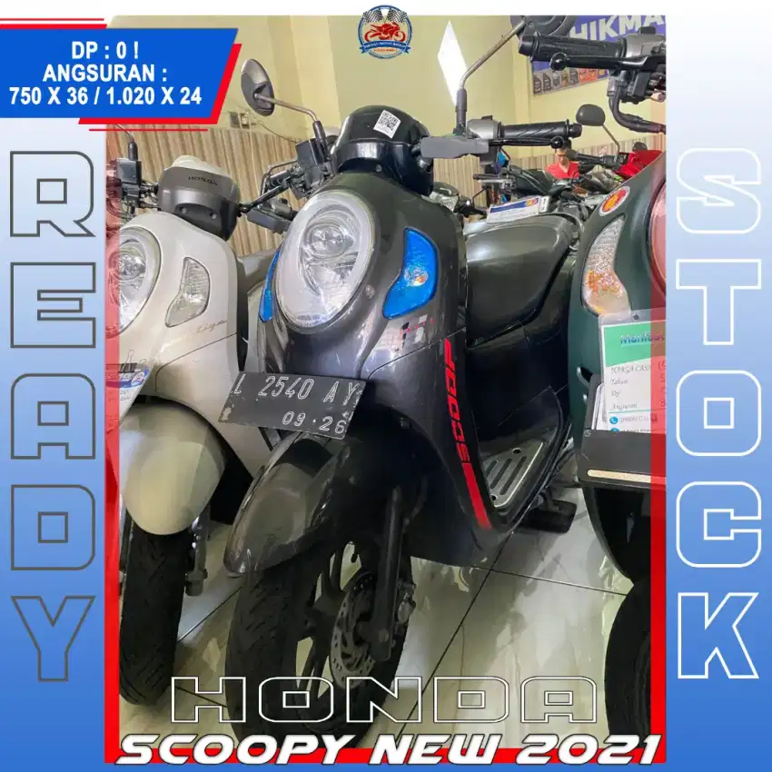 HONDA SCOOPY 2021 PLAT L GERCEP MASZEH HIKMAH MOTOR KEPUH MALANG