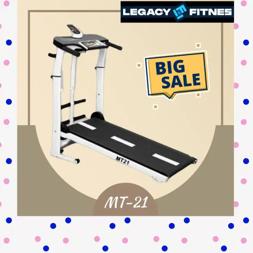 Treadmill manual 5 fungsi alat kesehatan SCR-165