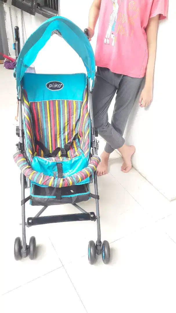 Stroller pakai 1x selebihnya simpan krn ga pergi kemana mana