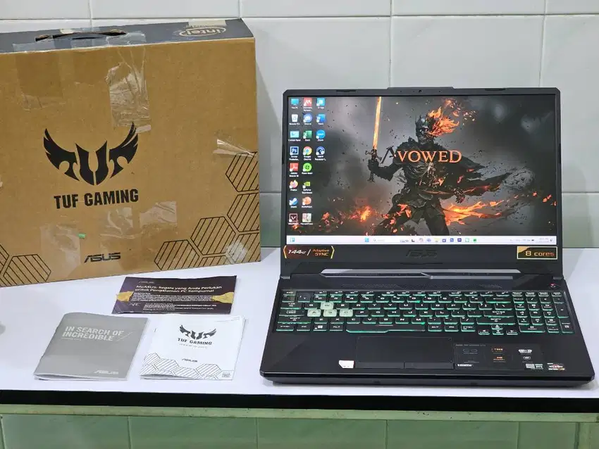 ASUS TUF Gaming A15 FA506IC AMD Ryzen 7 Ram 16 GB Nvidia RTX 3050