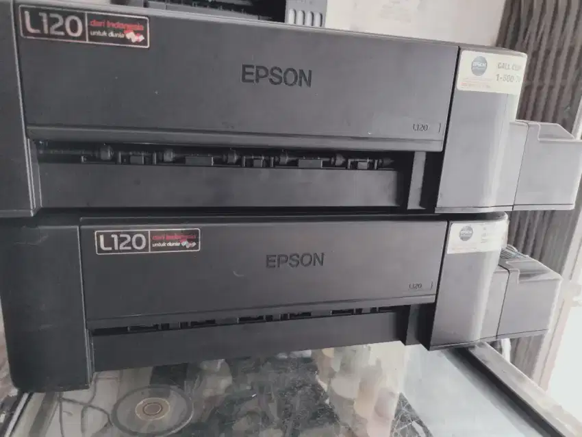 Printer epson L120 kosongan tanpa head 2 unit.mekanik normal