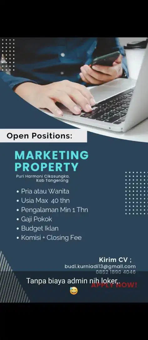 Rekruitmen Inhouse Marketing Property