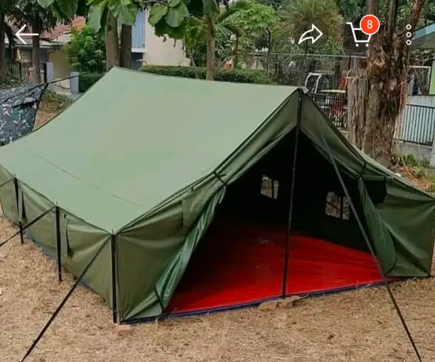 Tenda pramuka besar 3x4 meter . Ready stok Palembang. Bisa cod