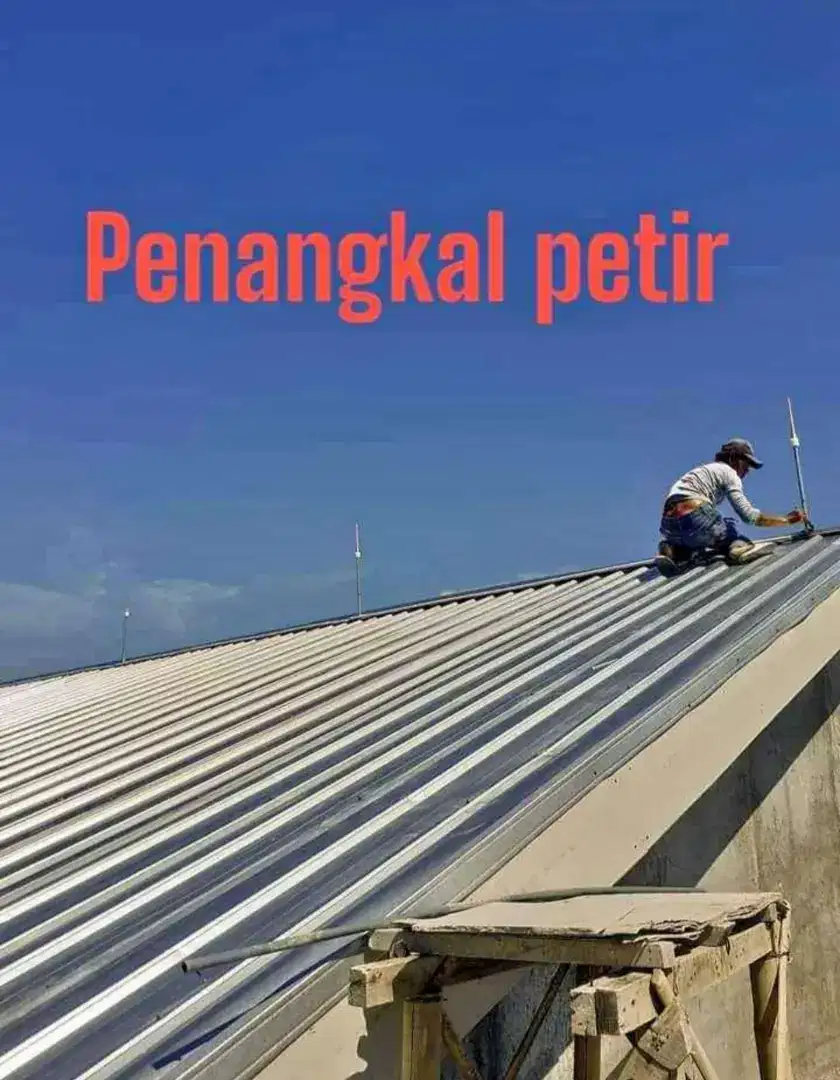 Pusat Pasang anti petir murah komplit konvensional dan radius