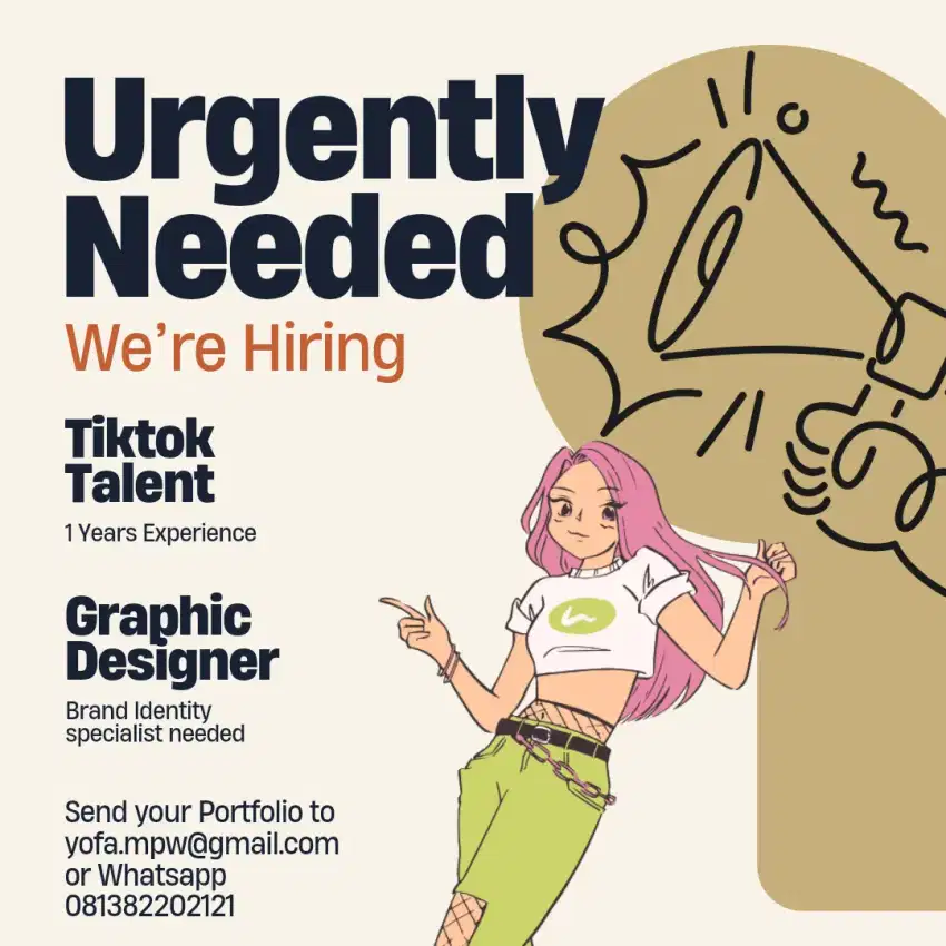 Loker! Butuh Cepat!