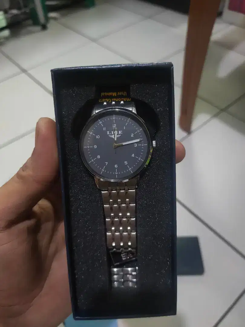 Jam Tangan Pria Original LIGE Fullset