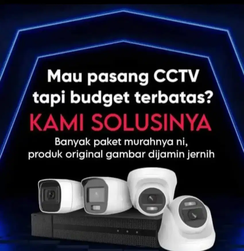 Paket lengkap kamera cctv bergaransi