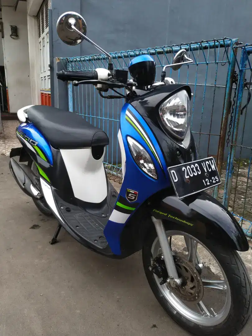 Mio Fino Tahun 2015 Biru Hitam Mulus Original