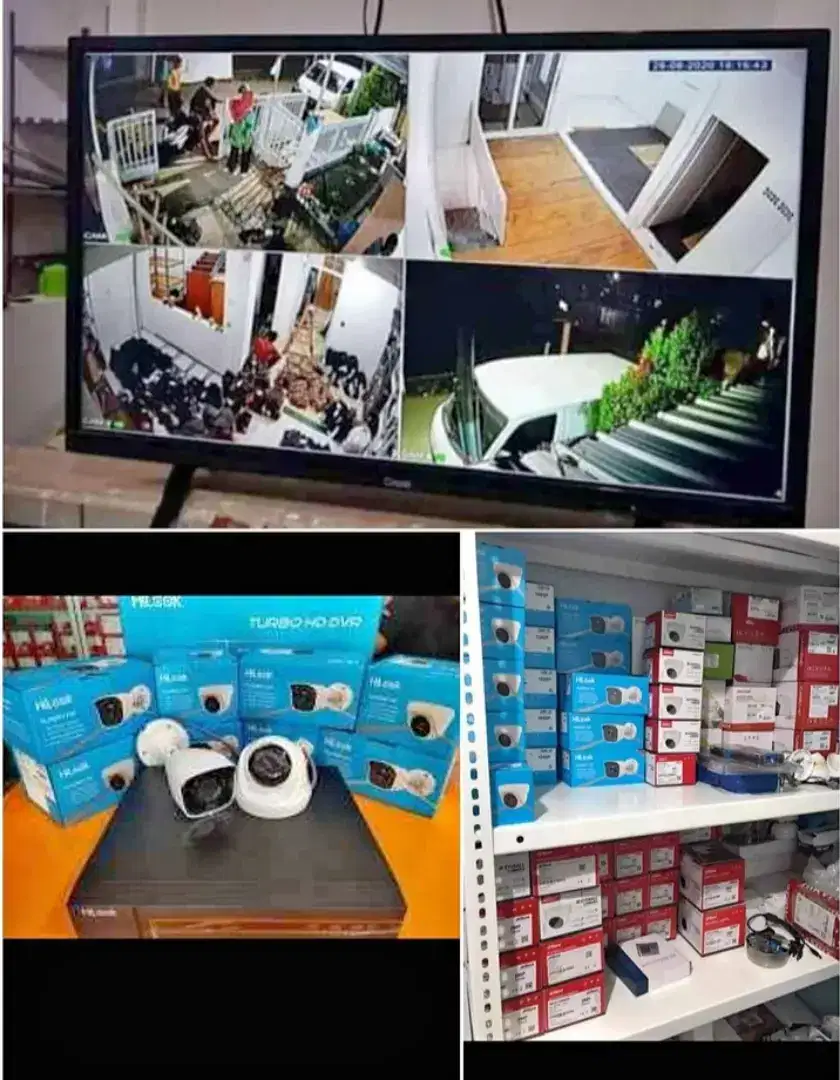 Paket lengkap kamera cctv bergaransi resmi