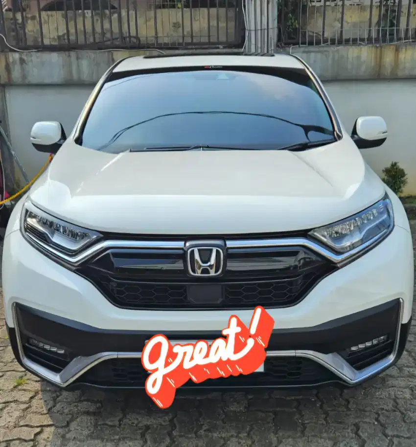 CR-V Turbo 1.5 Prestige Sensing Putih Mutiara Tahun 2022