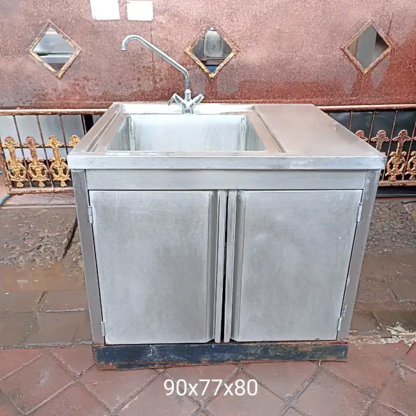 Sink single stainless